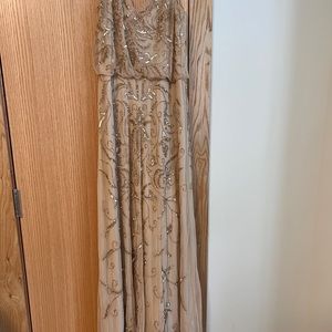 Adrianna Papell black tie dress